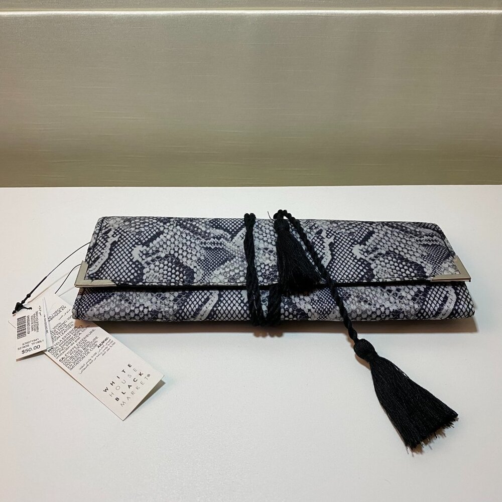 WHBM White House Black Market Jewelry Roll - Lunar Snake Design Travel Accessory